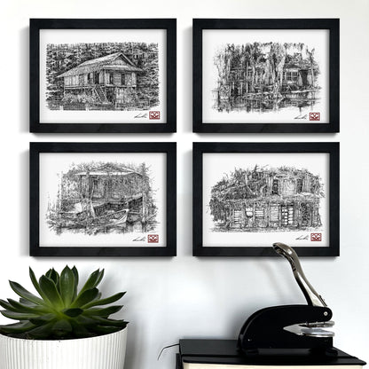 Set of 4 works #1
