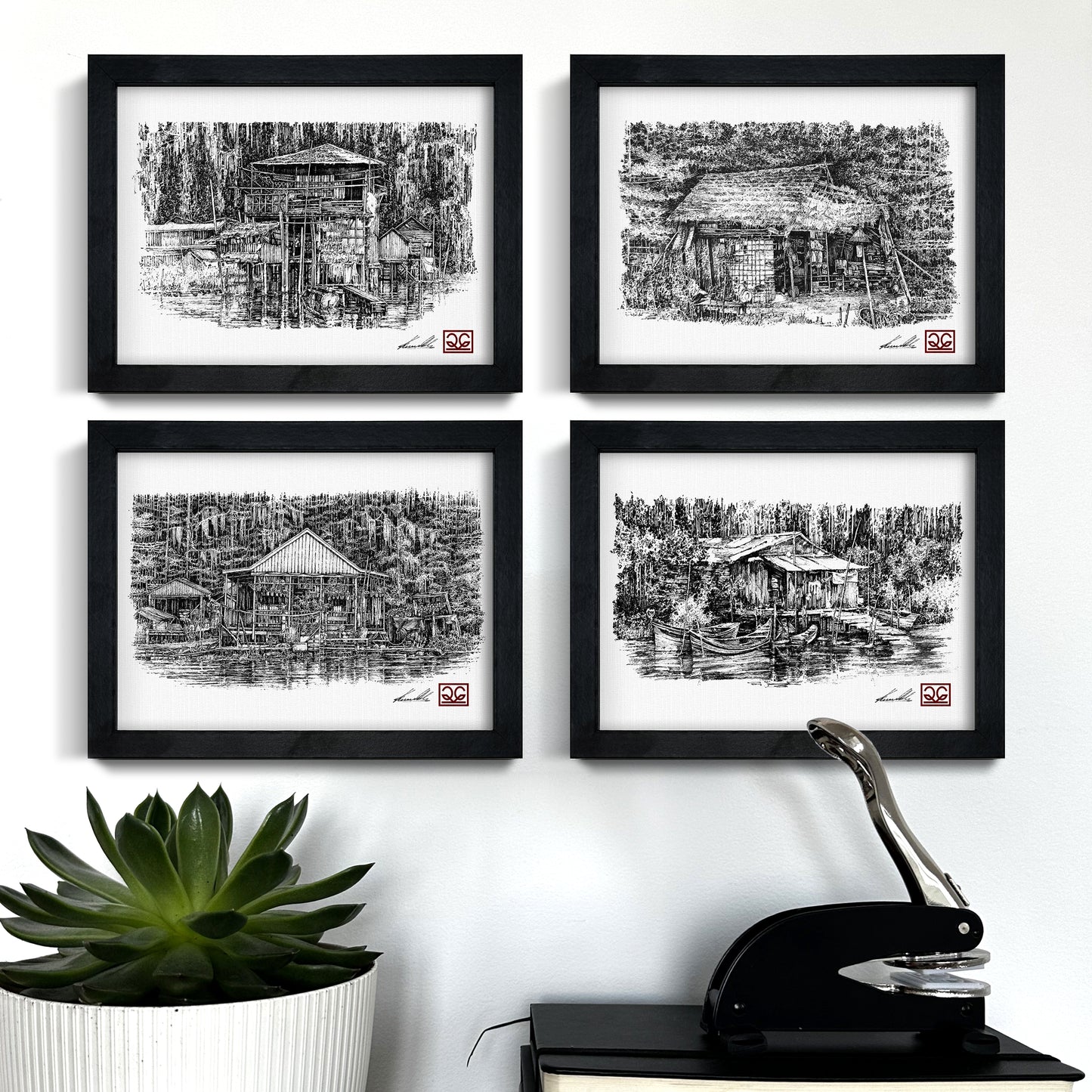 Set of 4 works #2
