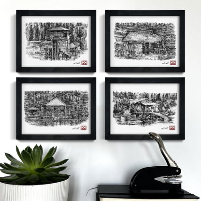Set of 4 works #2