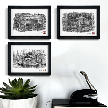 Set of 3 works