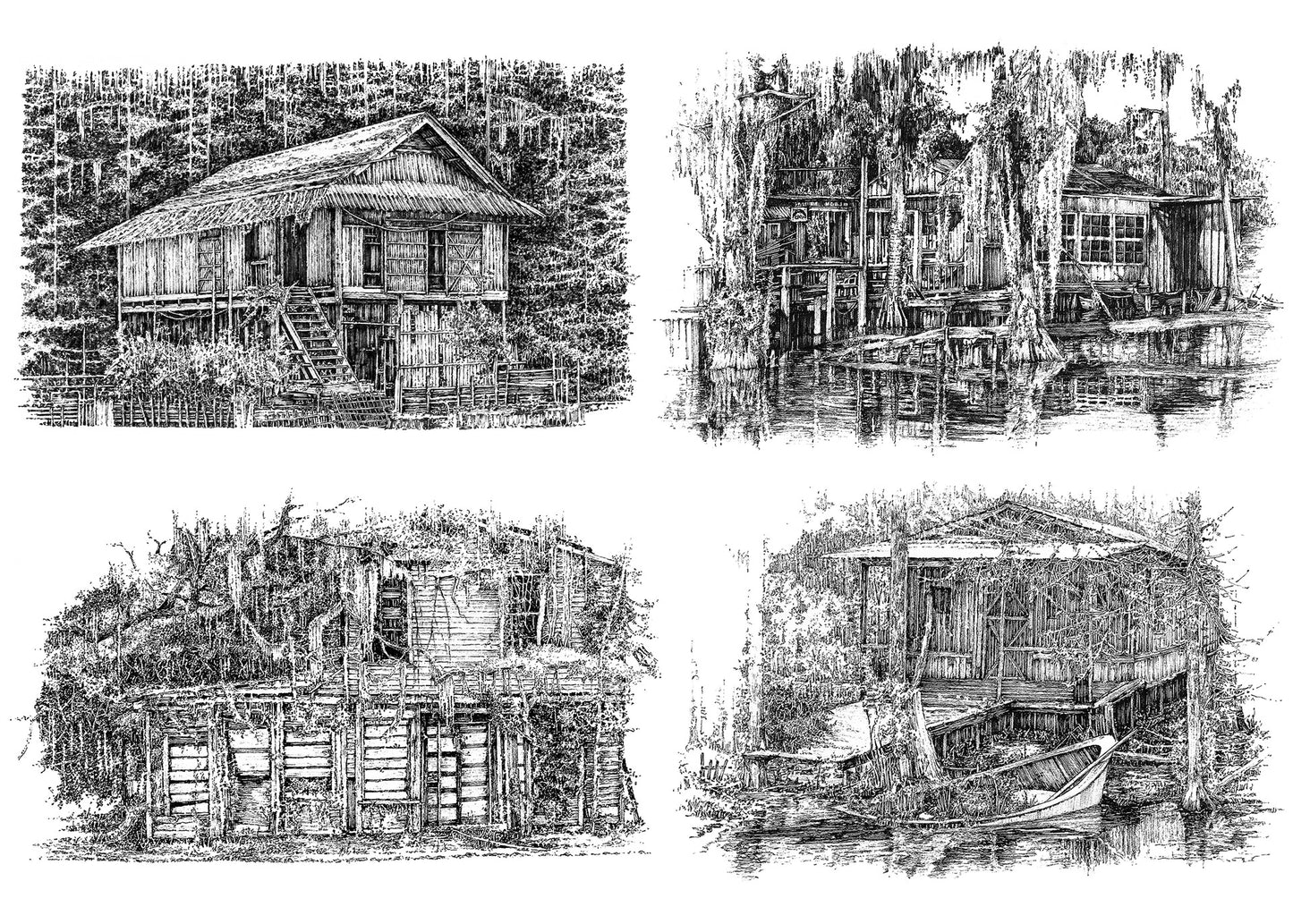 Set of 4 works #1